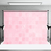 Lofaris Gradient Pink Bricks Summer Vibe Pattern Backdrop